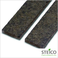 Bande résiliente en fibre de bois - STEICO phaltex