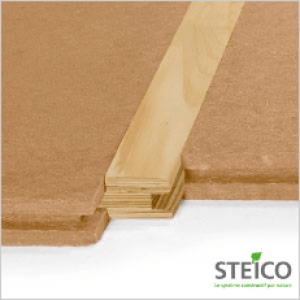 Lambourdes pour panneaux isolants - STEICO floor